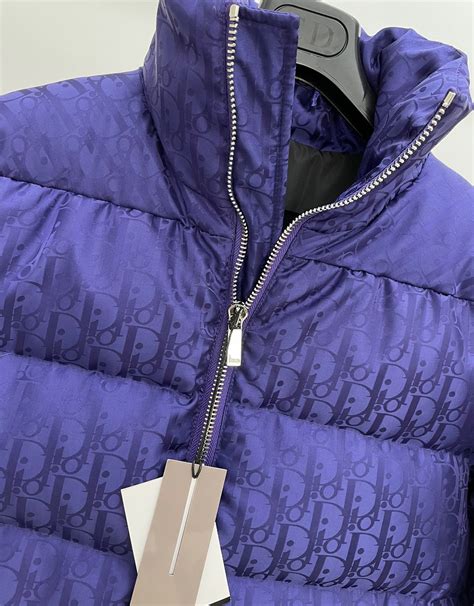 purple dior oblique jacket|dior oblique down jacket.